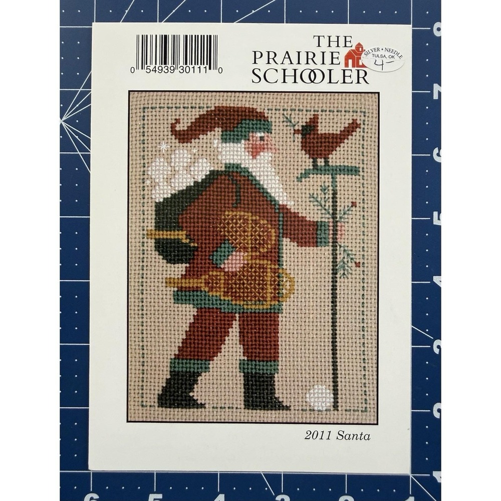 The Prairie Schooler Cross Stitch Pattern 2011 Santa